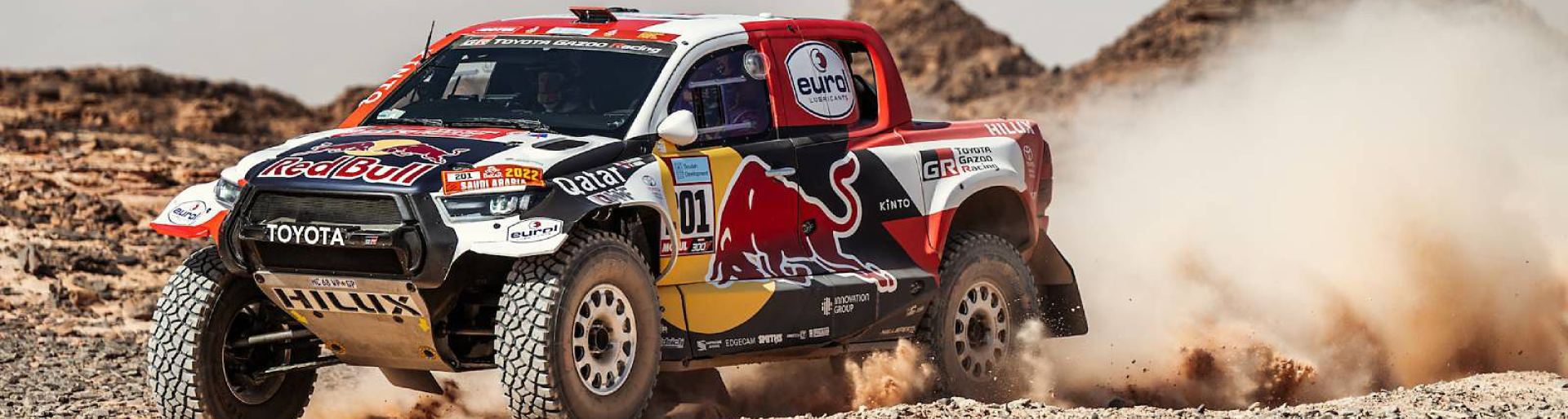 Изображение на странице НАССЕР АЛЬ-АТТИЯ ЗА РУЛЕМ TOYOTA HILUX СТАЛ ПОБЕДИТЕЛЕМ РАЛЛИ-РЕЙДА «ДАКАР-2022» Тойота Центр Тольятти